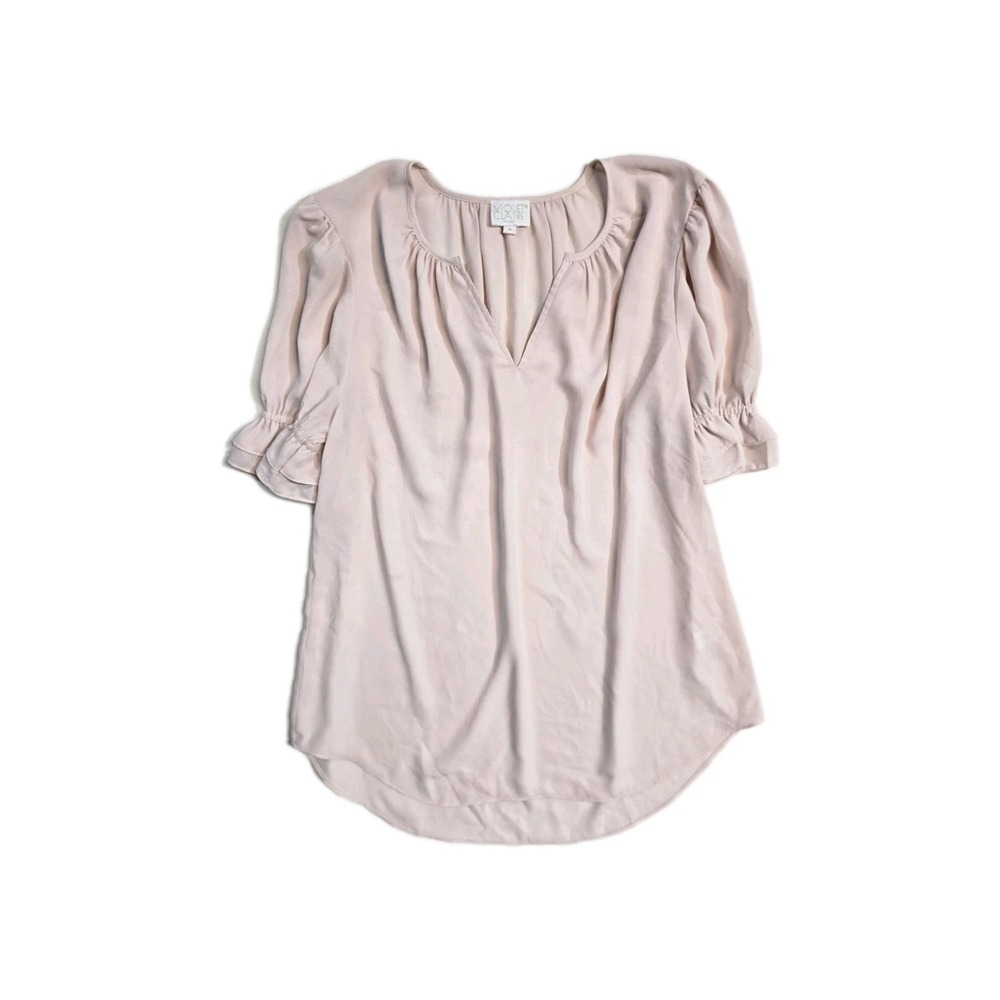 violet claire blouse Pink M Vneck Polyester